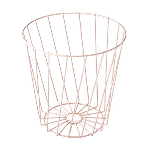 UWEREBFM Mülleimer für den Innenbereich, robust, leicht, Netzstoff, rund, offene Oberseite, Recyclingeimer, 10 l, Hellrosa, 23,5 x 18 x 26 cm UWEREBFM Mülleimer für den Innenbereich, robust, leicht, Netzstoff, rund, offene Oberseite, Recyclingeimer, 10 l, Hellrosa, 23,5 x 18 x 26 cm von UWEREBFM