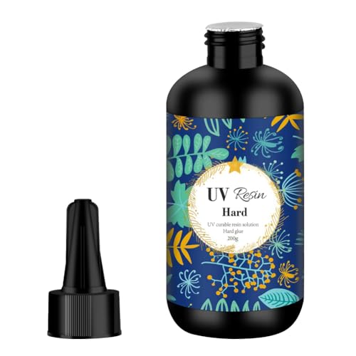 UWYRKSW UV-Harz, Transparent, Ultraviolett Aushärtend, Wie Abgebildet, Klares Hartharz, 200 G, für die Herstellung Von DIY-UV-Harz-Schmuck UWYRKSW UV-Harz, Transparent, Ultraviolett Aushärtend, Wie Abgebildet, Klares Hartharz, 200 G, für die Herstellung Von DIY-UV-Harz-Schmuck von UWYRKSW