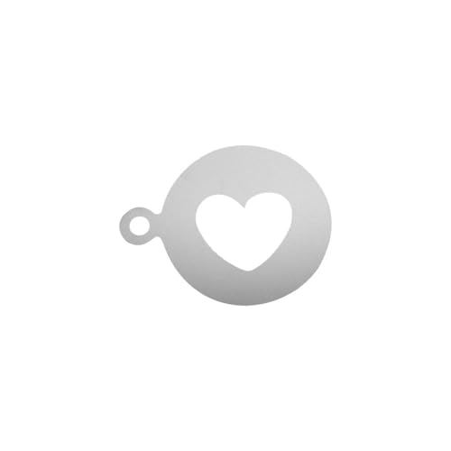 UYFRD Schablone zum Dekorieren von Weihnachtskuchen, Schaumstoff, Latte Art, Schablonen, Puder, Schablone, DIY, Backkunst, wiederverwendbar, Barista (lila) von UYFRD