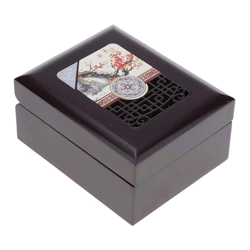 UYHBCNQD Schicke Schmuckschatulle, hohles Design, Schmuckschatulle, Organizer, Halskette, Anhänger, Schmuckschatulle, Holz, tragbar, Schmuckbox, tolles Geschenk UYHBCNQD Schicke Schmuckschatulle, hohles Design, Schmuckschatulle, Organizer, Halskette, Anhänger, Schmuckschatulle, Holz, tragbar, Schmuckbox, tolles Geschenk von UYHBCNQD