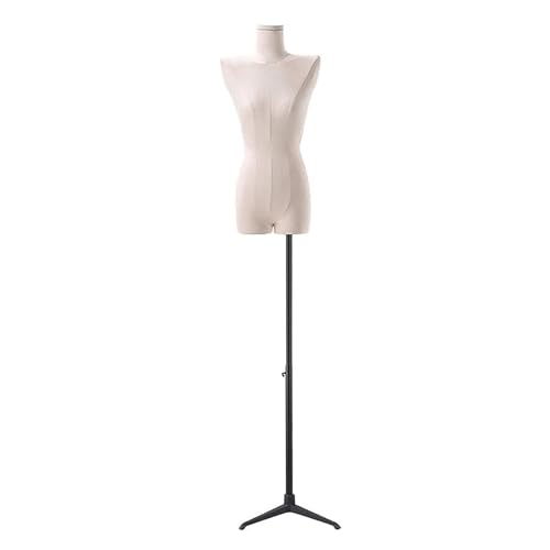 UYHBCNQD Weiblicher Schaufensterpuppen-Torso, höhenverstellbar, Schneiderpuppe mit Metallstativbasis, Nähen, Schaufensterpuppe, Kleidung, Formen, Puppe UYHBCNQD Weiblicher Schaufensterpuppen-Torso, höhenverstellbar, Schneiderpuppe mit Metallstativbasis, Nähen, Schaufensterpuppe, Kleidung, Formen, Puppe von UYHBCNQD