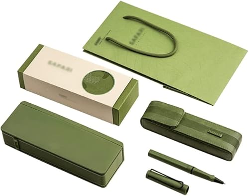 UYHBCNQD luxuriös Füllfederhalter Füllfederhalter Business Pen Office Pen Edelstahl Glatter und einfacher Schreibstift Kalligrafiestift mit Geschenkbox für Damen & Herren toll UYHBCNQD luxuriös Füllfederhalter Füllfederhalter Business Pen Office Pen Edelstahl Glatter und einfacher Schreibstift Kalligrafiestift mit Geschenkbox für Damen & Herren toll von UYHBCNQD