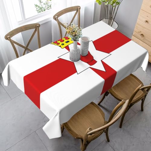 UYHhgqw Rechteckige Tischdecke, Motiv: Flagge Nordirlands, 89 x 140 cm, Pfirsichhaut-Samtmaterial, perfekt für Thanksgiving, Weihnachten UYHhgqw Rechteckige Tischdecke, Motiv: Flagge Nordirlands, 89 x 140 cm, Pfirsichhaut-Samtmaterial, perfekt für Thanksgiving, Weihnachten von UYHhgqw