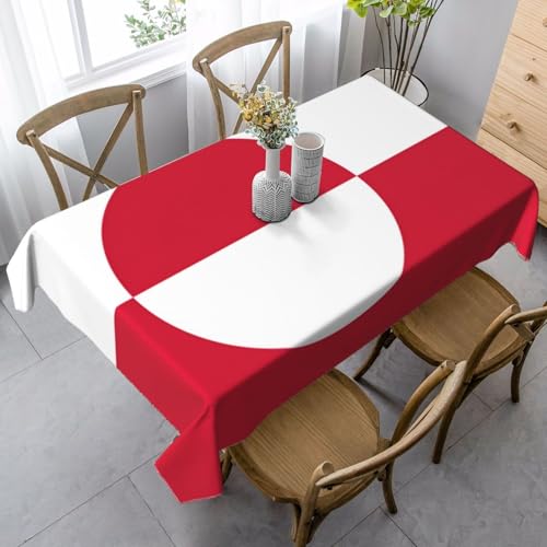 UYHhgqw Rechteckige Tischdecke mit Grönland-Flagge, 89 x 140 cm, Pfirsichhaut-Samtmaterial, perfekt für Thanksgiving, Weihnachten UYHhgqw Rechteckige Tischdecke mit Grönland-Flagge, 89 x 140 cm, Pfirsichhaut-Samtmaterial, perfekt für Thanksgiving, Weihnachten von UYHhgqw