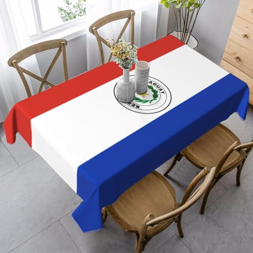 UYHhgqw Rechteckige Tischdecke mit Paraguay-Flagge – Pfirsichhaut-Samtmaterial, perfekt für Thanksgiving, Weihnachten, 89 x 140 cm UYHhgqw Rechteckige Tischdecke mit Paraguay-Flagge – Pfirsichhaut-Samtmaterial, perfekt für Thanksgiving, Weihnachten, 89 x 140 cm von UYHhgqw