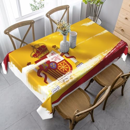 UYHhgqw Rechteckige Tischdecke mit Spanien-Flagge, 89 x 140 cm, Pfirsichhaut-Samtmaterial, perfekt für Thanksgiving, Weihnachten UYHhgqw Rechteckige Tischdecke mit Spanien-Flagge, 89 x 140 cm, Pfirsichhaut-Samtmaterial, perfekt für Thanksgiving, Weihnachten von UYHhgqw