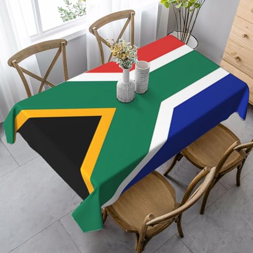UYHhgqw Rechteckige Tischdecke mit Südafrika-Flagge, 89 x 140 cm, Pfirsichhaut-Samtmaterial, perfekt für Thanksgiving, Weihnachten UYHhgqw Rechteckige Tischdecke mit Südafrika-Flagge, 89 x 140 cm, Pfirsichhaut-Samtmaterial, perfekt für Thanksgiving, Weihnachten von UYHhgqw
