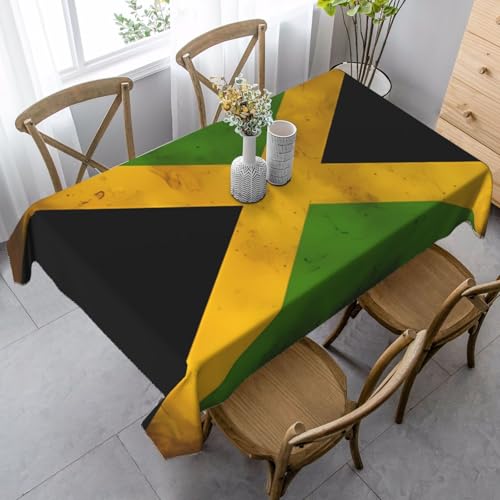 UYHhgqw Rechteckige Tischdecke mit alter jamaikanischer Flagge, 89 x 140 cm, Pfirsichhaut-Samtmaterial, perfekt für Thanksgiving, Weihnachten UYHhgqw Rechteckige Tischdecke mit alter jamaikanischer Flagge, 89 x 140 cm, Pfirsichhaut-Samtmaterial, perfekt für Thanksgiving, Weihnachten von UYHhgqw