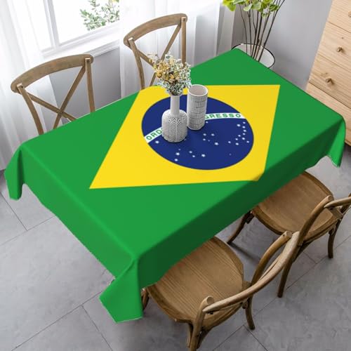 UYHhgqw Rechteckige Tischdecke mit brasilianischer Flagge, 89 x 140 cm, Pfirsichhaut-Samtmaterial, perfekt für Thanksgiving, Weihnachten UYHhgqw Rechteckige Tischdecke mit brasilianischer Flagge, 89 x 140 cm, Pfirsichhaut-Samtmaterial, perfekt für Thanksgiving, Weihnachten von UYHhgqw