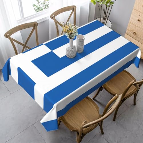 UYHhgqw Rechteckige Tischdecke mit griechischer Flagge, 89 x 140 cm, Pfirsichhaut-Samtmaterial, perfekt für Thanksgiving, Weihnachten UYHhgqw Rechteckige Tischdecke mit griechischer Flagge, 89 x 140 cm, Pfirsichhaut-Samtmaterial, perfekt für Thanksgiving, Weihnachten von UYHhgqw
