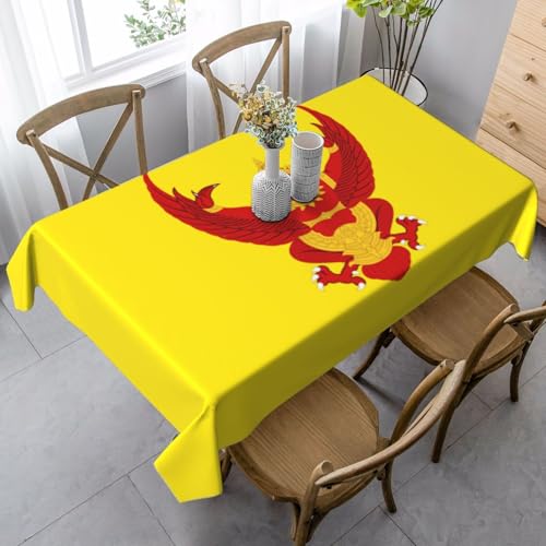 UYHhgqw Rechteckige Tischdecke mit königlicher Flagge von Thailand, 89 x 140 cm, Pfirsichhaut-Samtmaterial, perfekt für Thanksgiving, Weihnachten UYHhgqw Rechteckige Tischdecke mit königlicher Flagge von Thailand, 89 x 140 cm, Pfirsichhaut-Samtmaterial, perfekt für Thanksgiving, Weihnachten von UYHhgqw