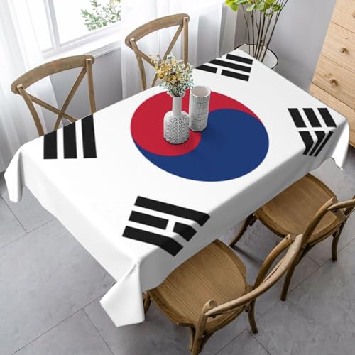 UYHhgqw Rechteckige Tischdecke mit koreanischer Flagge, 89 x 140 cm, Pfirsichhaut-Samtmaterial, perfekt für Thanksgiving, Weihnachten UYHhgqw Rechteckige Tischdecke mit koreanischer Flagge, 89 x 140 cm, Pfirsichhaut-Samtmaterial, perfekt für Thanksgiving, Weihnachten von UYHhgqw