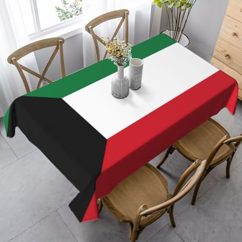 UYHhgqw Rechteckige Tischdecke mit kuwaitischer Flagge, 89 x 140 cm, Pfirsichhaut-Samtmaterial, perfekt für Thanksgiving, Weihnachten UYHhgqw Rechteckige Tischdecke mit kuwaitischer Flagge, 89 x 140 cm, Pfirsichhaut-Samtmaterial, perfekt für Thanksgiving, Weihnachten von UYHhgqw