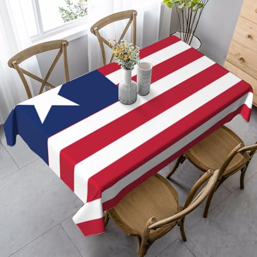 UYHhgqw Rechteckige Tischdecke mit liberianischer Flagge, 89 x 140 cm, Pfirsichhaut-Samtmaterial, perfekt für Thanksgiving, Weihnachten UYHhgqw Rechteckige Tischdecke mit liberianischer Flagge, 89 x 140 cm, Pfirsichhaut-Samtmaterial, perfekt für Thanksgiving, Weihnachten von UYHhgqw