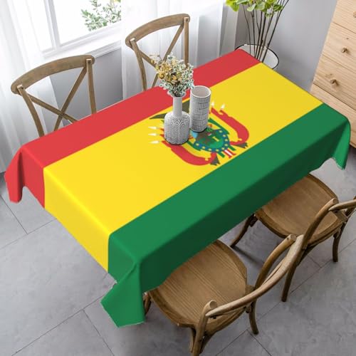 UYHhgqw Tischdecke mit der Flagge von Bolivien, rechteckig, 89 x 140 cm, Pfirsichhaut-Samtmaterial, perfekt für Thanksgiving, Weihnachten UYHhgqw Tischdecke mit der Flagge von Bolivien, rechteckig, 89 x 140 cm, Pfirsichhaut-Samtmaterial, perfekt für Thanksgiving, Weihnachten von UYHhgqw