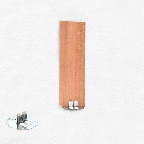 UYSSJTGAZ 10 Sets 10–180 x 30 mm große S-förmige Holzdochte zur Kerzenherstellung mit Metalldochthalter, rauchfreie Sojakerzendochte, Crackle-Holzdochte(30 * 70mm) von UYSSJTGAZ