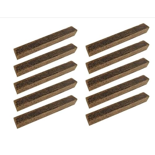 UYSSJTGAZ 20 * 100 mm 10/20 STÜCK Große Holzdochte zur Kerzenherstellung Kerzendochte Crackle Rauchfreie Sojakerzen Dochte(20PCS) von UYSSJTGAZ