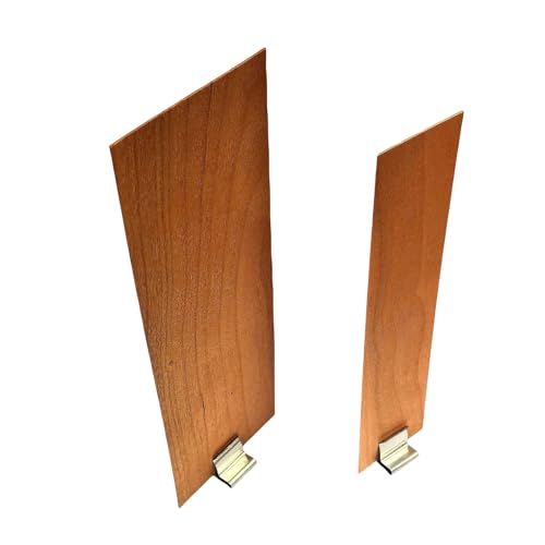 UYSSJTGAZ 30/50 * 150MM 100 Stück große Holzdochte breit mit Dochthaltern aus Metall Crackle-Holzdochte zur Kerzenherstellung rauchfreie Sojakerzendochte(30MM x 130MM) von UYSSJTGAZ