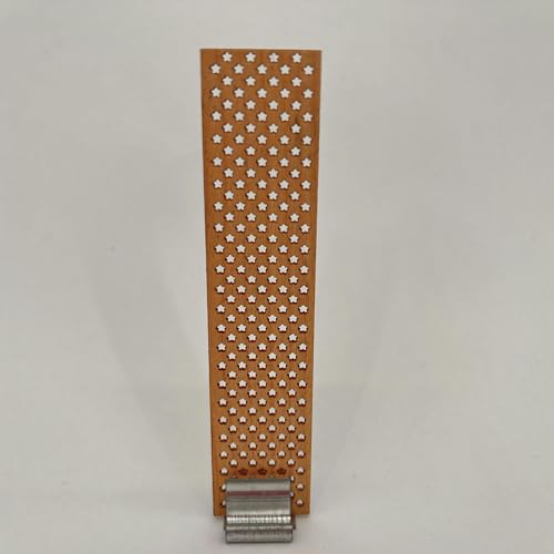 UYSSJTGAZ 36–100 mm, 4/8 Sets, Hoolow Star, große Holzdochte zur Kerzenherstellung mit Metalldochthalter, Crackle-Holzdochte, rauchfreie Sojakerzendochte(20 * 90mm 4sets) von UYSSJTGAZ
