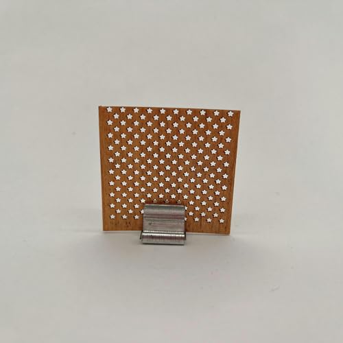 UYSSJTGAZ 36–100 mm, 4/8 Sets, Hoolow Star, große Holzdochte zur Kerzenherstellung mit Metalldochthalter, Crackle-Holzdochte, rauchfreie Sojakerzendochte(40 * 40mm 4sets) von UYSSJTGAZ