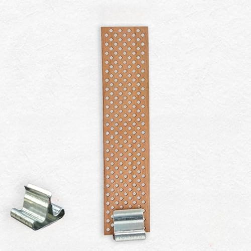 UYSSJTGAZ 36–101 mm, 2/4 Sets, breite, Hohle Diamant-Dochte aus großem Holz zur Kerzenherstellung mit Metalldochthalter, rauchfreie Sojakerzen, Crackle-Holzdochte(4 Sets,20 * 90mm) von UYSSJTGAZ