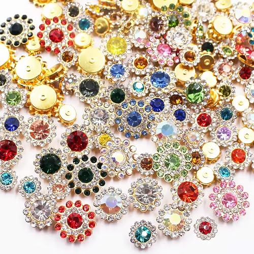Strasssteine, Kristalle, Glas, Edelsteine, Metallkralle, 4 Größen: 8 mm, 10 mm, 12 mm, 14 mm, Sonnenblumen-Edelsteine, Strass-Juwelen, Basteln für Kleid, Kleidung, Schuhe, Hochzeit, Nähzubehör, 200 Strasssteine, Kristalle, Glas, Edelsteine, Metallkralle, 4 Größen: 8 mm, 10 mm, 12 mm, 14 mm, Sonnenblumen-Edelsteine, Strass-Juwelen, Basteln für Kleid, Kleidung, Schuhe, Hochzeit, Nähzubehör, 200 von UYTRDVG