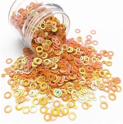 Dekorative Pailletten, Näh-Pailletten, Pailletten zum Nähen, Doppel-Pailletten, 5 mm, Kreisring, 3 mm, runde Punktform, lose Pailletten für Nagelkunst, Damen, Nageldekoration, Nähen, Kinder Dekorative Pailletten, Näh-Pailletten, Pailletten zum Nähen, Doppel-Pailletten, 5 mm, Kreisring, 3 mm, runde Punktform, lose Pailletten für Nagelkunst, Damen, Nageldekoration, Nähen, Kinder von UYUME