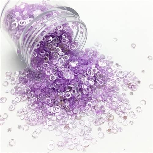 Dekorative Pailletten, Näh-Pailletten, Pailletten zum Nähen, Doppel-Pailletten, 5 mm, Kreisring, 3 mm, runde Punktform, lose Pailletten für Nagelkunst, Damen, Nageldekoration, Nähen, Kinder Dekorative Pailletten, Näh-Pailletten, Pailletten zum Nähen, Doppel-Pailletten, 5 mm, Kreisring, 3 mm, runde Punktform, lose Pailletten für Nagelkunst, Damen, Nageldekoration, Nähen, Kinder von UYUME