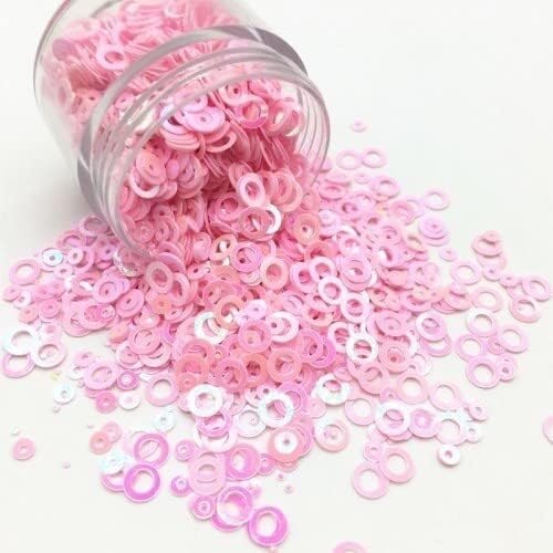Dekorative Pailletten, Pailletten nähen, Nähpailletten, doppelter Pailletten 5mm rund Ring 3mm runde Form Punkte lose Pailletten für Nail Art für Frauen Nail Art Nähen Dekorative Pailletten, Pailletten nähen, Nähpailletten, doppelter Pailletten 5mm rund Ring 3mm runde Form Punkte lose Pailletten für Nail Art für Frauen Nail Art Nähen von UYUME