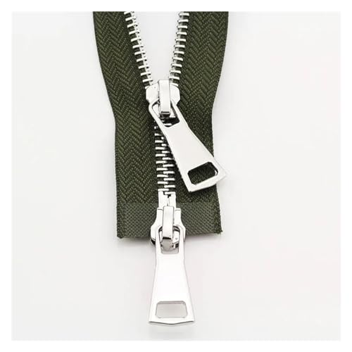 Nylon-Reißverschlüsse, Reißverschlüsse, 2 Stück, 70/90 cm, doppelköpfiger Metallreißverschluss, Jackenmantel-Reißverschluss, DIY-Handarbeit, offener Schwanz, Zwei-Wege-Reißverschluss, Zubehör(Green,90 Nylon-Reißverschlüsse, Reißverschlüsse, 2 Stück, 70/90 cm, doppelköpfiger Metallreißverschluss, Jackenmantel-Reißverschluss, DIY-Handarbeit, offener Schwanz, Zwei-Wege-Reißverschluss, Zubehör(Green,90 von UZAMIRLEX