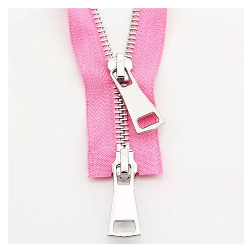 Nylon-Reißverschlüsse, Reißverschlüsse, 2 Stück, 70/90 cm, doppelköpfiger Metallreißverschluss, Jackenmantel-Reißverschluss, DIY-Handarbeit, offener Schwanz, Zwei-Wege-Reißverschluss, Zubehör(Pink,70 Nylon-Reißverschlüsse, Reißverschlüsse, 2 Stück, 70/90 cm, doppelköpfiger Metallreißverschluss, Jackenmantel-Reißverschluss, DIY-Handarbeit, offener Schwanz, Zwei-Wege-Reißverschluss, Zubehör(Pink,70 von UZAMIRLEX