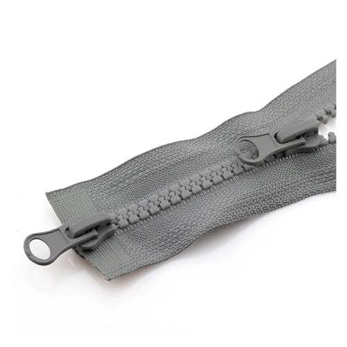 Nylon-Reißverschlüsse, Reißverschlüsse, 80/90 cm, Doppelschieber, offener Reißverschluss, Jacken-Reißverschluss, Schloss for Heimwerker, Handarbeit, Näh-Reißverschluss, Dekorationszubehör(Gray,90CM-5# Nylon-Reißverschlüsse, Reißverschlüsse, 80/90 cm, Doppelschieber, offener Reißverschluss, Jacken-Reißverschluss, Schloss for Heimwerker, Handarbeit, Näh-Reißverschluss, Dekorationszubehör(Gray,90CM-5# von UZAMIRLEX