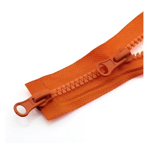 Nylon-Reißverschlüsse, Reißverschlüsse, 80/90 cm, Doppelschieber, offener Reißverschluss, Jacken-Reißverschluss, Schloss for Heimwerker, Handarbeit, Näh-Reißverschluss, Dekorationszubehör(Orange,80CM- Nylon-Reißverschlüsse, Reißverschlüsse, 80/90 cm, Doppelschieber, offener Reißverschluss, Jacken-Reißverschluss, Schloss for Heimwerker, Handarbeit, Näh-Reißverschluss, Dekorationszubehör(Orange,80CM- von UZAMIRLEX
