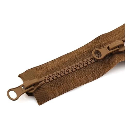 Nylon-Reißverschlüsse, Reißverschlüsse, 80/90 cm, Doppelschieber, offener Reißverschluss, Jacken-Reißverschluss, Schloss for Heimwerker, Handarbeit, Näh-Reißverschluss, Dekorationszubehör(Brown,90CM-5 Nylon-Reißverschlüsse, Reißverschlüsse, 80/90 cm, Doppelschieber, offener Reißverschluss, Jacken-Reißverschluss, Schloss for Heimwerker, Handarbeit, Näh-Reißverschluss, Dekorationszubehör(Brown,90CM-5 von UZAMIRLEX
