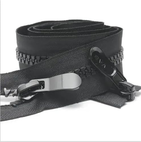 Nylon-Reißverschlüsse, Reißverschlüsse, Reißverschluss, schwarz, weiß, offener Reißverschluss, Doppelschieber, Jackenmantel, for Selbermachen, Nähen, Kleidung, Zelt, Markisenreißverschlüsse(Black doub Nylon-Reißverschlüsse, Reißverschlüsse, Reißverschluss, schwarz, weiß, offener Reißverschluss, Doppelschieber, Jackenmantel, for Selbermachen, Nähen, Kleidung, Zelt, Markisenreißverschlüsse(Black doub von UZAMIRLEX