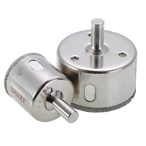 UZAMIRLEX Diamantbeschichtete Lochsäge-Fliesenbohrer, 1 Stücke Fliesen Marmor Glas Keramik Lochsäge Bohren Bits for Power Tools 6mm-50mm von UZAMIRLEX