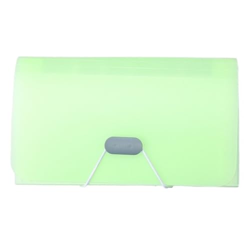 UZAMIRLEX Expanding File Organiser, A6 Dokumente Organizer Datei Beutel Rechnung Ordner Dokument Ordner Organizer Schule Büro Binder Ordner(B Green) von UZAMIRLEX