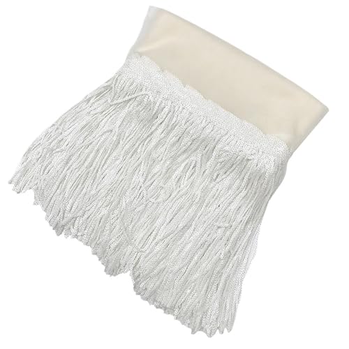 UZAMIRLEX Fransenbesatz Spitze, Polyester Pailletten Quaste Fransenbesatz 10 Yards Multicolor(16) von UZAMIRLEX
