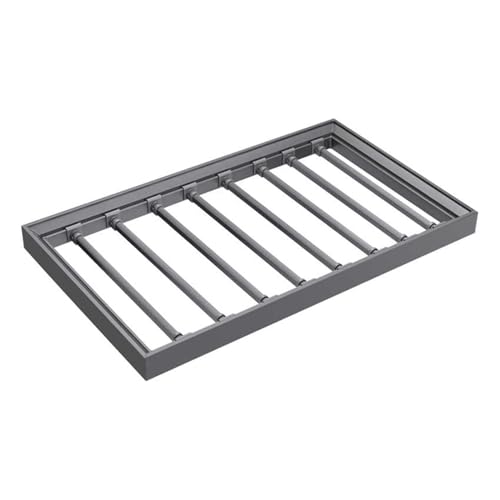 UZAMIRLEX Hosenständer, Verstellbarer, unsichtbarer Wäscheständer in Mehreren Größen über der Waschmaschine(664-714mm) von UZAMIRLEX