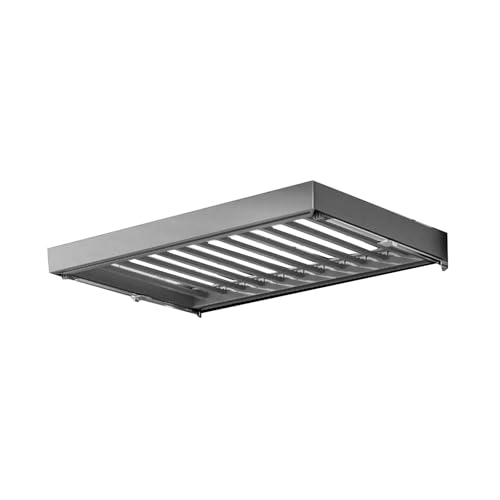 UZAMIRLEX Hosenständer, Wäscheständer for den Unterschrank, Aluminium/ABS, Grau, 560–710 mm, 35 kg(660-710mm) von UZAMIRLEX