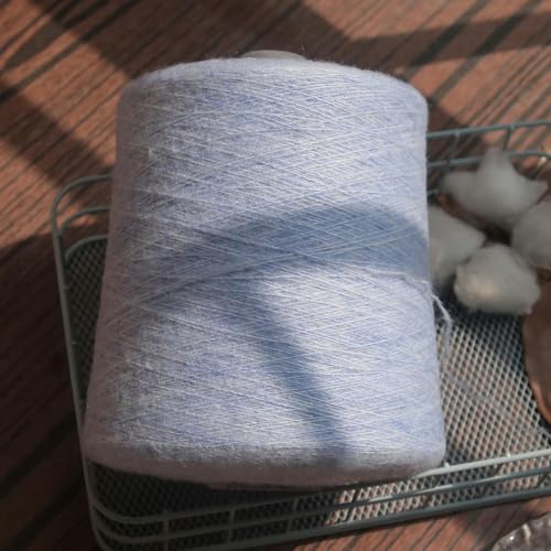 UZAMIRLEX Leichtes, hypoallergenes Doppelstrick-Häkelgarn zu 500 g/1 Stück superweiches warmes Häkel-Kaschmir-Mohair-Garn Handstrickwolle Acryl Anti-Pilling-Pullover-Schal-Faden(No.x20) von UZAMIRLEX