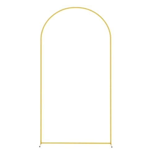 UZAMIRLEX Metallbogen-Hintergrundständer, Metallbogen-Hintergrundständer, Gold, mehrere Größen(5ft(150cm)) von UZAMIRLEX
