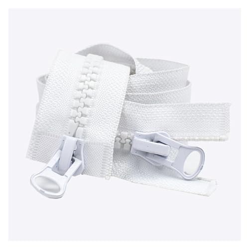 UZAMIRLEX Nylon-Reißverschlüsse, Reißverschlüsse, 60–250 cm, Doppelschieber, offener Reißverschluss, for Jacken, Mäntel, Zelte, Schwarze Reißverschlüsse, DIY, Nähen, Kleidungszubehör(White,70CM-NO8) UZAMIRLEX Nylon-Reißverschlüsse, Reißverschlüsse, 60–250 cm, Doppelschieber, offener Reißverschluss, for Jacken, Mäntel, Zelte, Schwarze Reißverschlüsse, DIY, Nähen, Kleidungszubehör(White,70CM-NO8) von UZAMIRLEX