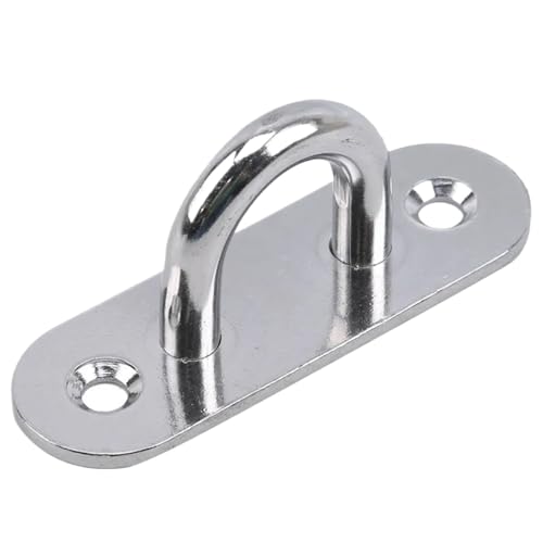 UZAMIRLEX Quadratische Pad-Ösenplatte, 1/3/5 stücke Montieren Wand U Boot Decke Aufhänger Ring Garage Hängematte Pad Auge Platte(3pcs 304 m8) von UZAMIRLEX