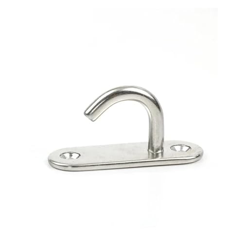 UZAMIRLEX Quadratische Pad-Ösenplatte, Ösenplatte Decktürschnalle Nagelring Wandhaken Deckenmontagehaken(Oval J,6mm) von UZAMIRLEX