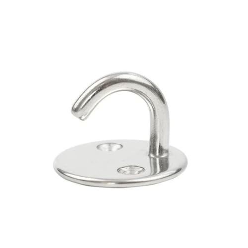UZAMIRLEX Quadratische Pad-Ösenplatte, Ösenplatte Decktürschnalle Nagelring Wandhaken Deckenmontagehaken(Round J,5mm) von UZAMIRLEX