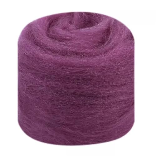 UZAMIRLEX Wolle zum Nadelfilzen, Nadelfilzwolle Roving Multicolor Mehrere Größen 3er-Pack(45685,50g) von UZAMIRLEX