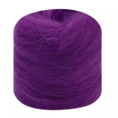 UZAMIRLEX Wolle zum Nadelfilzen, Nadelfilzwolle Roving Multicolor Mehrere Größen 3er-Pack(63,10g) von UZAMIRLEX