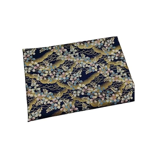 UZAMIRLEX Wrapping Stoff Tasche, 70 * 70CM 5/10PCS Rot Blau Blume Wiederverwendbare Geschenkpapier(Blue,70 * 70cm 5PCS) von UZAMIRLEX