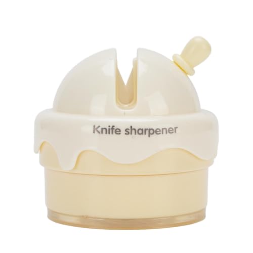 Uadme Miniatur-Saugnapf, Schnell Schärf Scheren Schärfer Werkzeug für die Küche, Schneiders Chl Eifer mit Wolfram Stahl und ABS, Leicht und Tragbar (Creme) von Uadme
